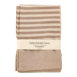 Kjøkkenhåndkle Georg 50x70 sett taupe