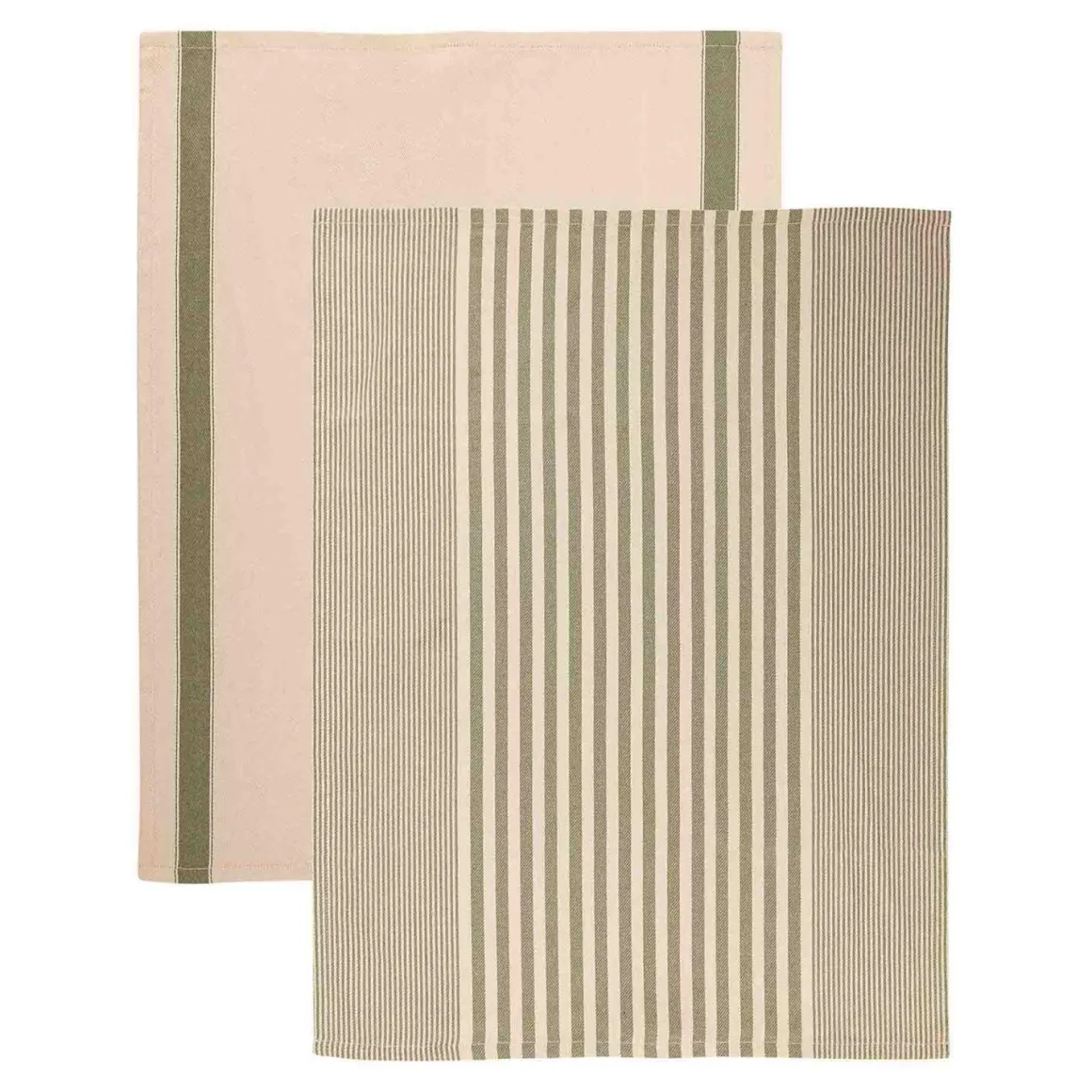 Kjøkkenhåndkle Georg 50x70 sett oliven