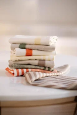 Kjøkkenhåndkle Georg 50x70 sett oliven