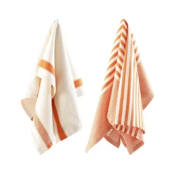 Kjøkkenhåndkle Georg 50x70 sett oransje