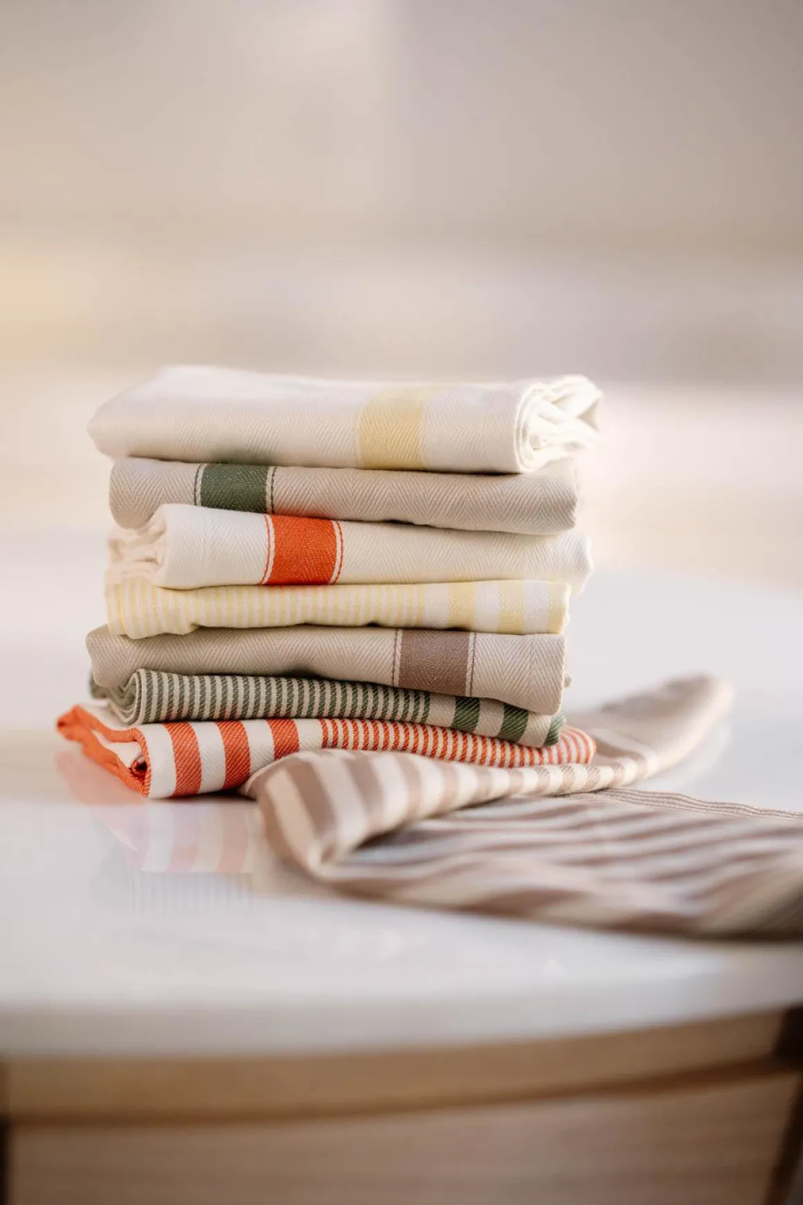 Kjøkkenhåndkle Georg 50x70 sett oransje