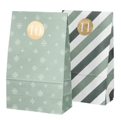 Klistremerker 1-24 Rund