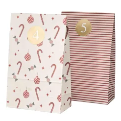 Klistremerker 1-24 Rund