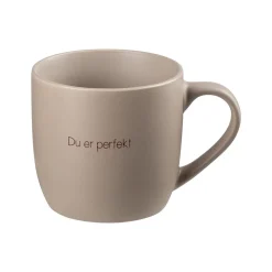 Kopp Du er perfekt, beige