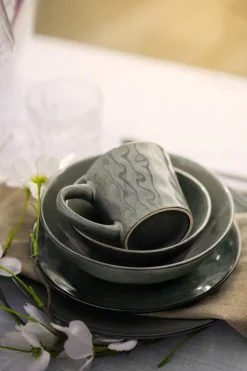 Kopp Iben grønn-blå