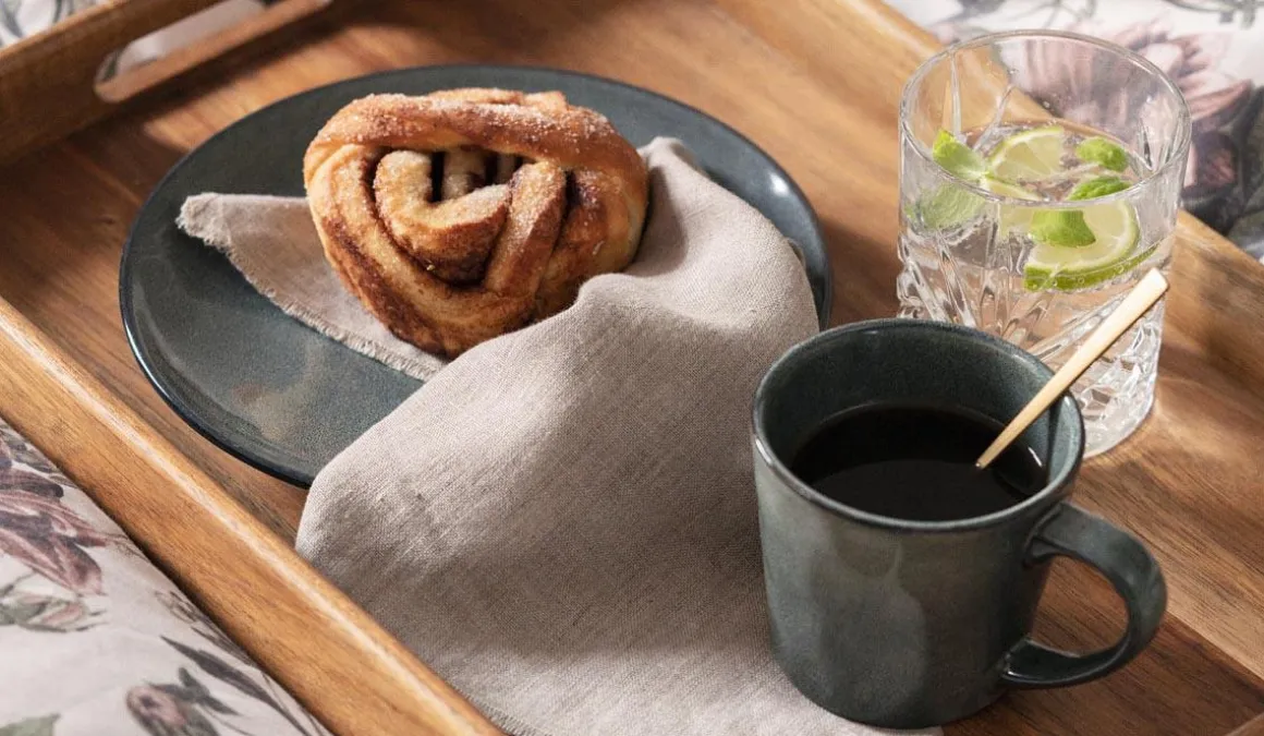 Kopp Iben grønn-blå