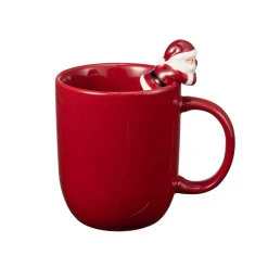 Kopp med nisse på kanten