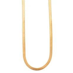 Kort kjede, snake chain, Gull