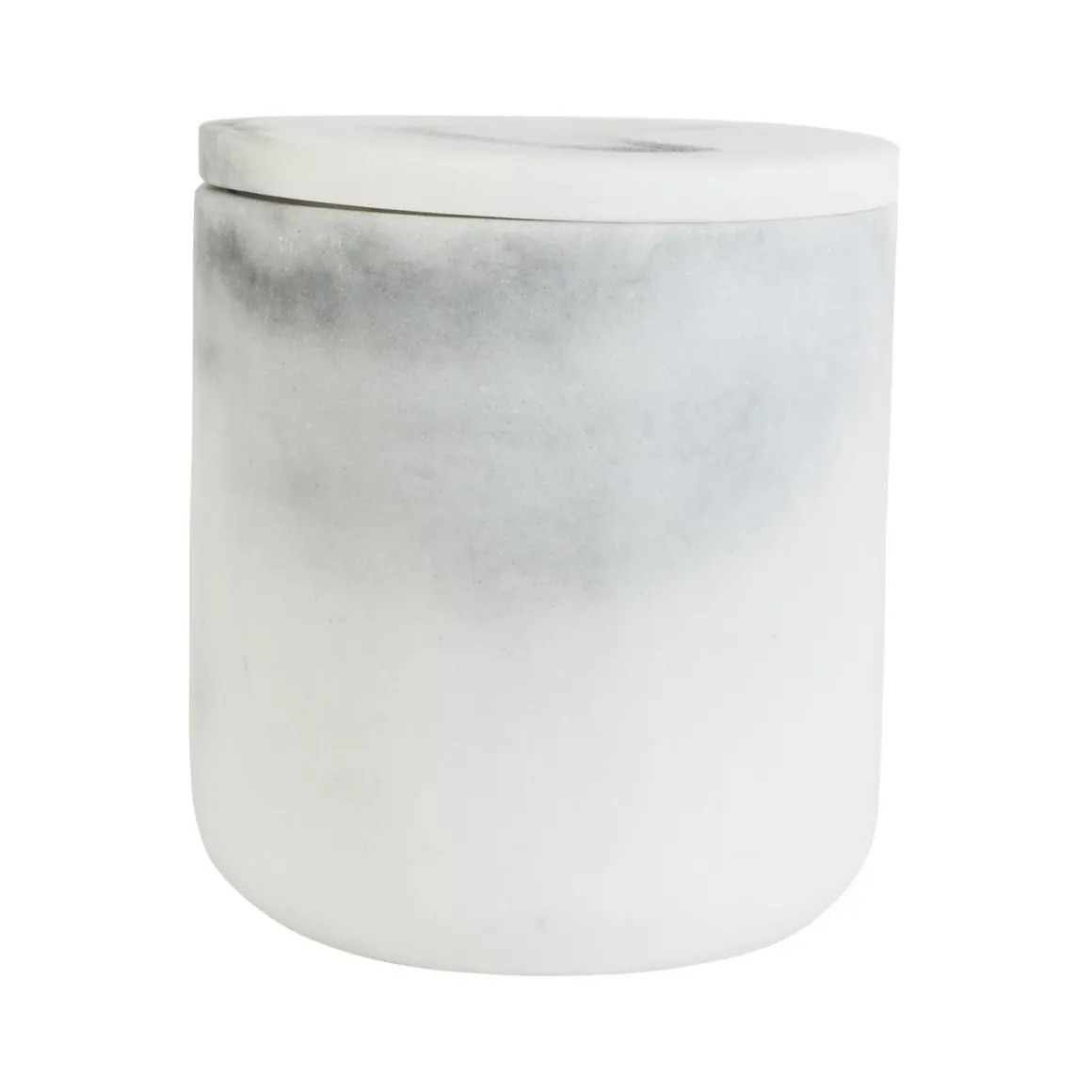 Krukke m/lokk Marmor