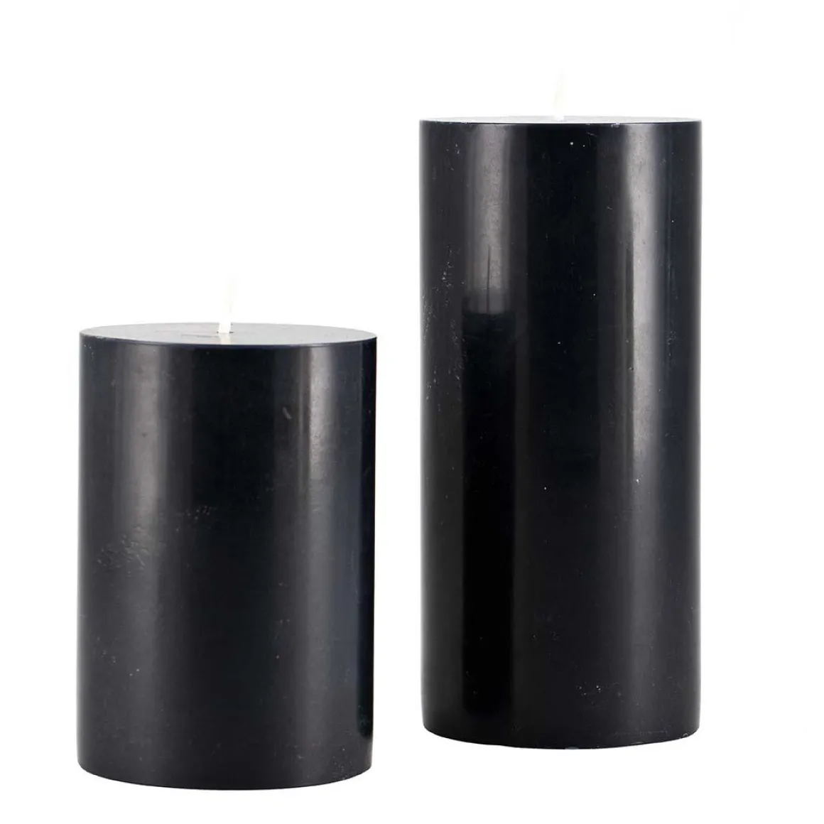 Kubbelys 100% stearin 10 cm Sort