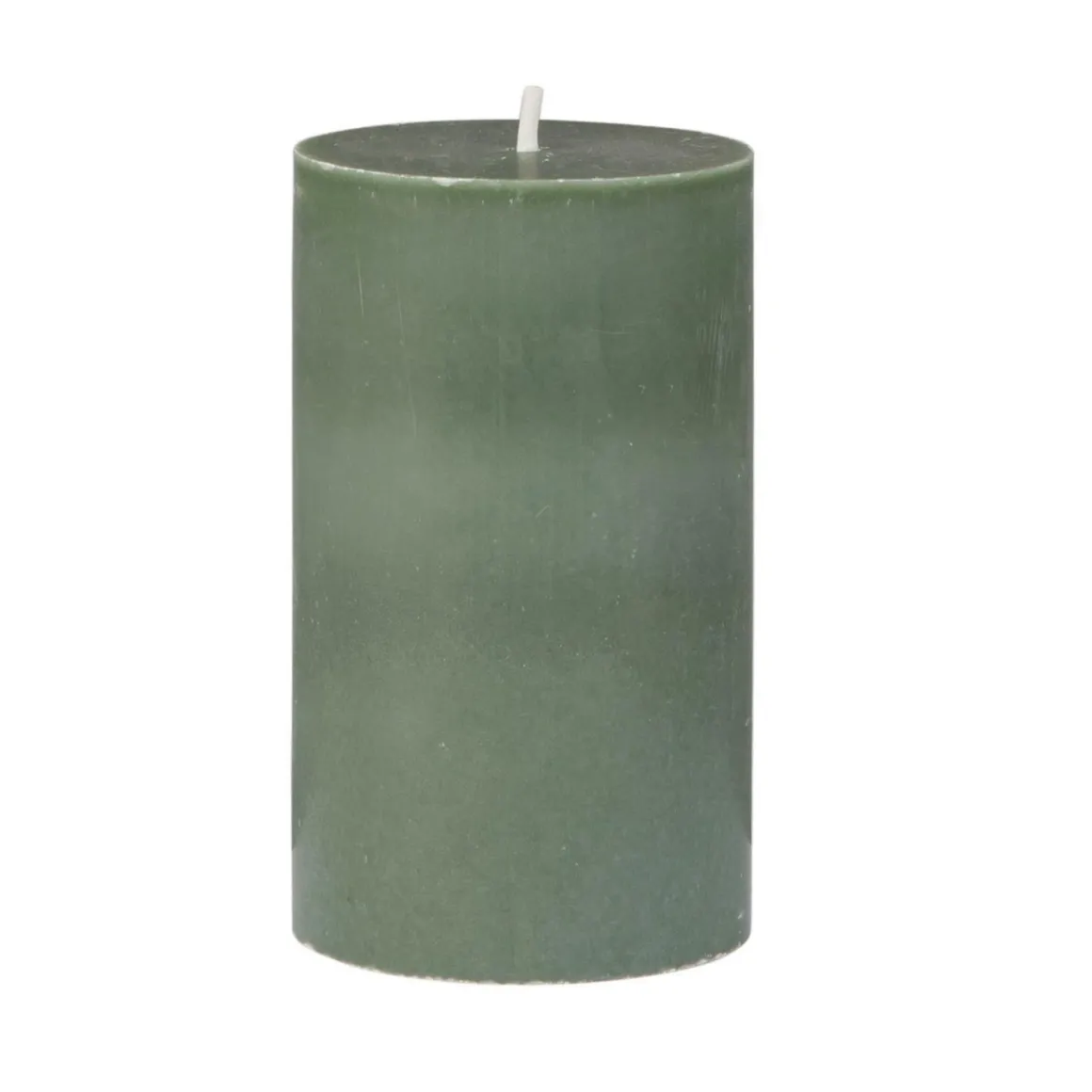 Kubbelys 100% stearin 10cm mørk grønn