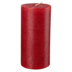 Kubbelys rustikk 14 cm julerød