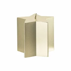 Kubbelys stjerne 7,5cm gull