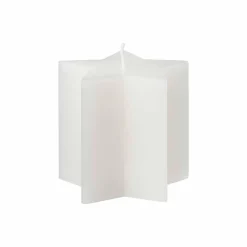 Kubbelys stjerne 7,5cm hvit