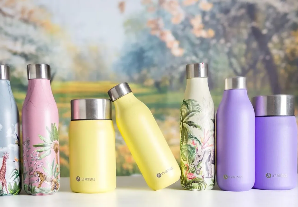 Les Artistes - Bottle Up Termoflaske, gul 0,5l