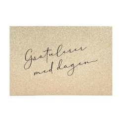 Liggende kort Gratulerer med dagen