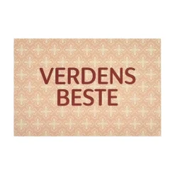 Liggende kort Verdens beste rosa