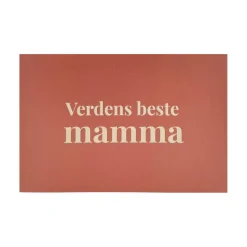 Liggende kort Verdens beste mamma