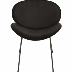 Loungestol Konrad Velur, sort