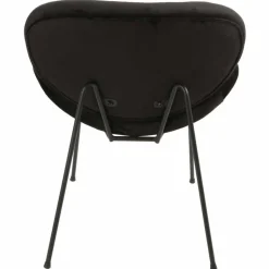 Loungestol Konrad Velur, sort