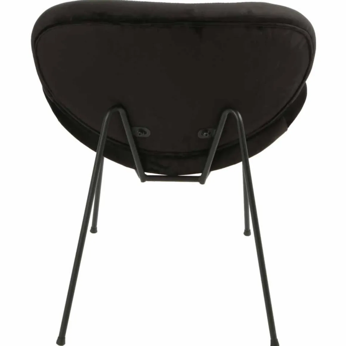 Loungestol Konrad Velur, sort