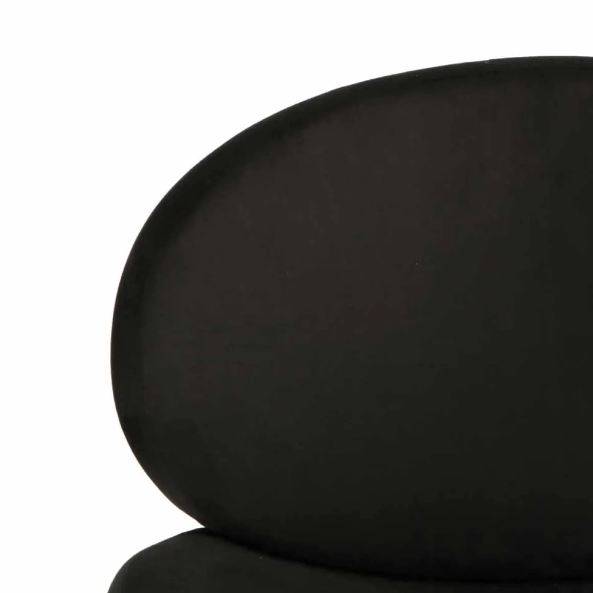 Loungestol Konrad Velur, sort