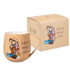 Lykketegning - Bestefar Krus 40 cl beige