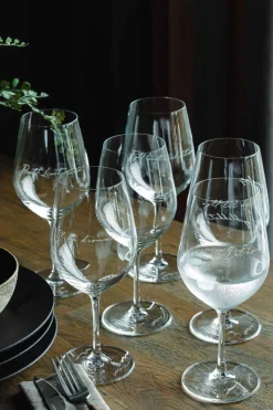 Lykketegning - Fyll livet med det som godt er, Rødvinsglass 62 cl