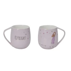 Lykketegning - Kjærlighet Krus 40 cl rosa