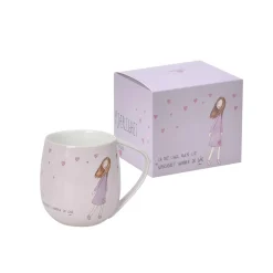 Lykketegning - Kjærlighet Krus 40 cl rosa