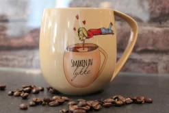 Lykketegning - Lykke Krus 40 cl lysebrun