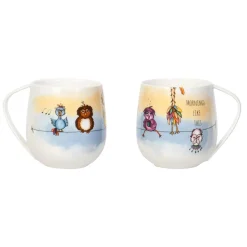 Lykketegning - Morning birds Krus 40 cl