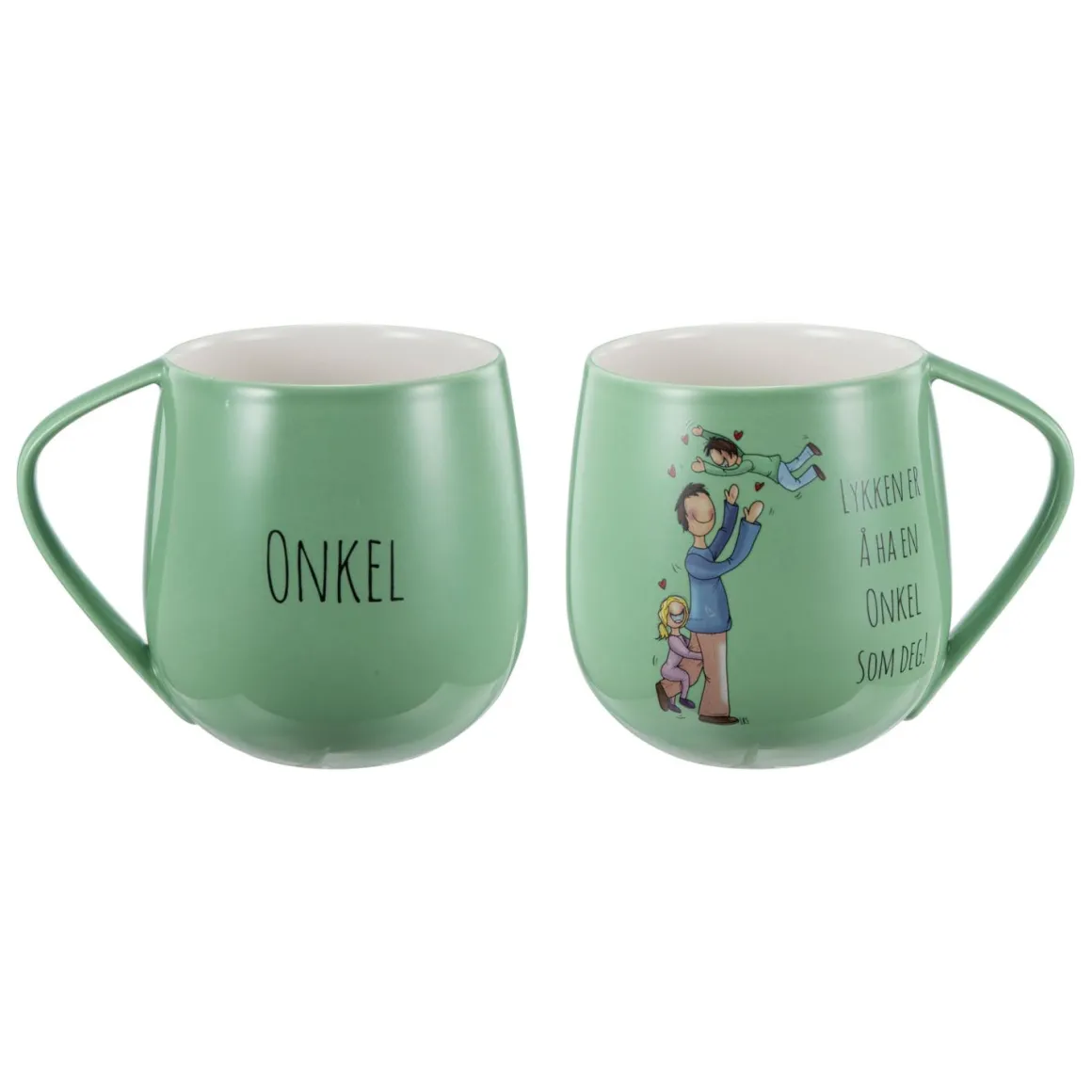 Lykketegning - Onkel Krus grønn