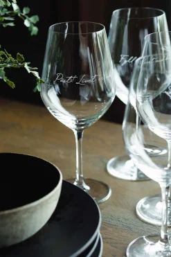 Lykketegning - Pust Livet er nå, Rødvinsglass 62 cl