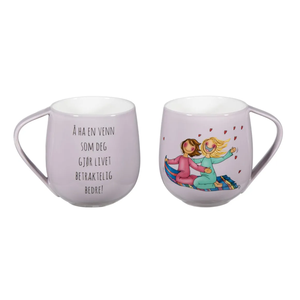 Lykketegning - Vennekrus lilla