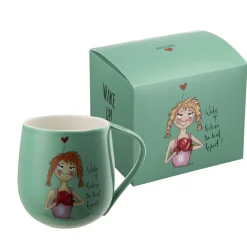 Lykketegning - Wake up Krus 40 cl grønn