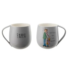 Lykketegning Pappa grå