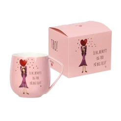 Lykkketegning - Tro Krus 40 cl rosa