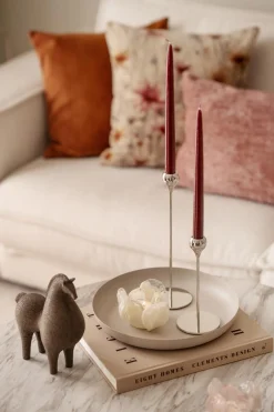 Lysestake Blonde 21,5 cm sølv