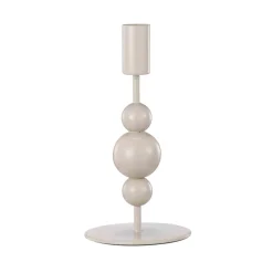 Lysestake Bubble 16,8 cm, beige