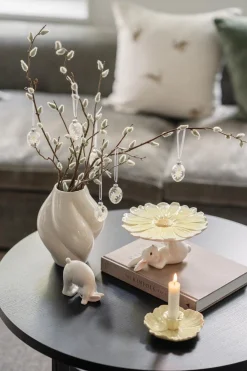 Lysestake Flower 4 cm gul