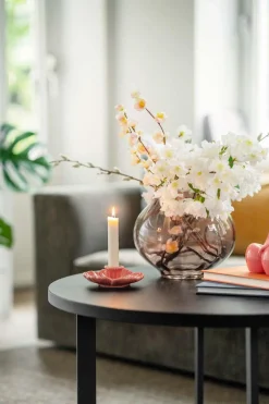 Lysestake Flower 4 cm rosa