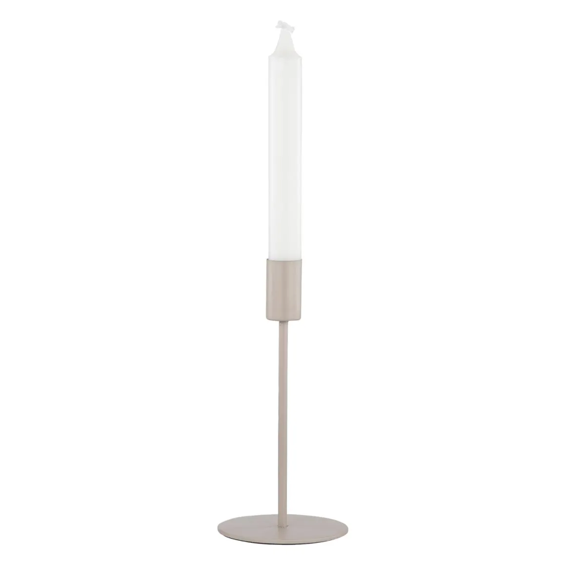 Lysestake Melina 18cm beige