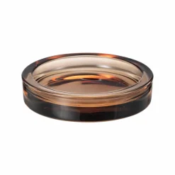 Lysfat kubbelys 9,5cm brun