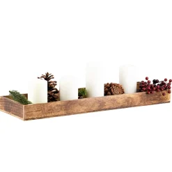 Lysfat mangotre avlangt 55X17cm