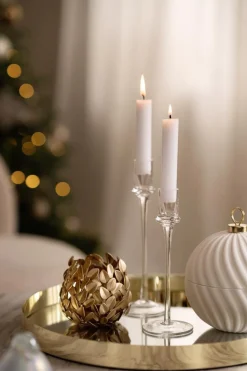 Lysfat Speil gull 40 cm