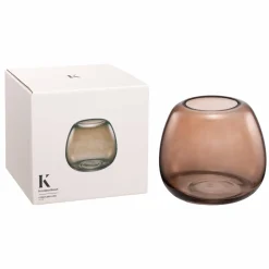 Lysholder Ling 12cm Amber