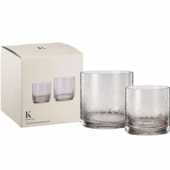 Lyslykt Billie rutet 2 pk