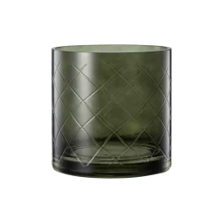 Lyslykt Billie rutet 12cm grønn