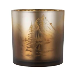 Lyslykt vinterfjell 15cm